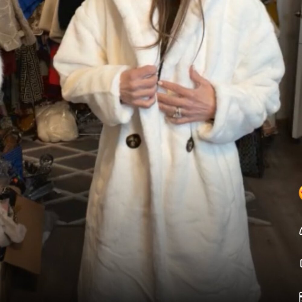 ShopEvelynne White Fur Jacket